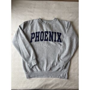 Phoenix Grey Crewneck Sweatshirt Size Small (Paint Stains)